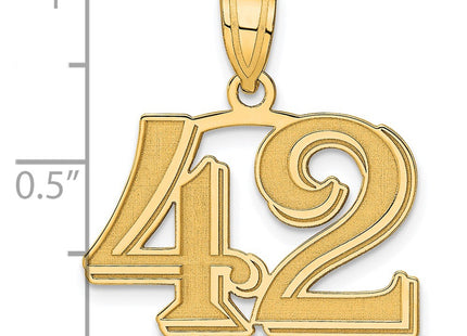 14k Yellow Gold Pendants Style AEN42 - Classique Jewelry Inc.