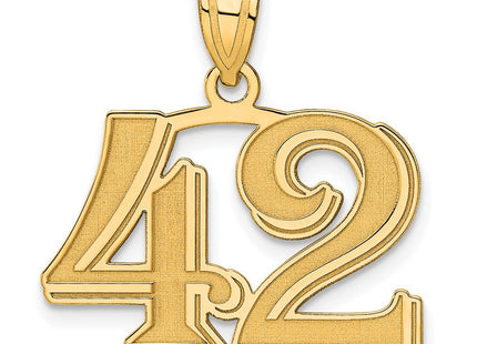 14k Yellow Gold Pendants Style AEN42 - Classique Jewelry Inc.