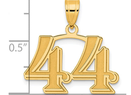 14k Yellow Gold Pendants Style AEN44 - Classique Jewelry Inc.
