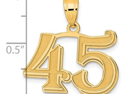 14k Yellow Gold Pendants Style AEN45 - Classique Jewelry Inc.