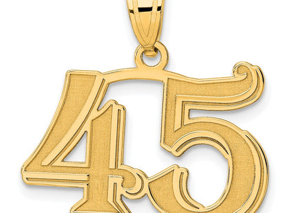 14k Yellow Gold Pendants Style AEN45 - Classique Jewelry Inc.