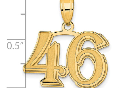 14k Yellow Gold Pendants Style AEN46 - Classique Jewelry Inc.