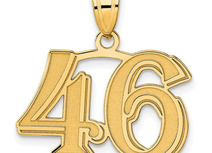 14k Yellow Gold Pendants Style AEN46 - Classique Jewelry Inc.