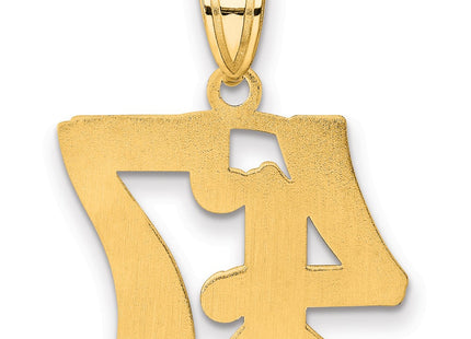 14k Yellow Gold Pendants Style AEN47 - Classique Jewelry Inc.