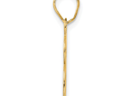 14k Yellow Gold Pendants Style AEN48 - Classique Jewelry Inc.