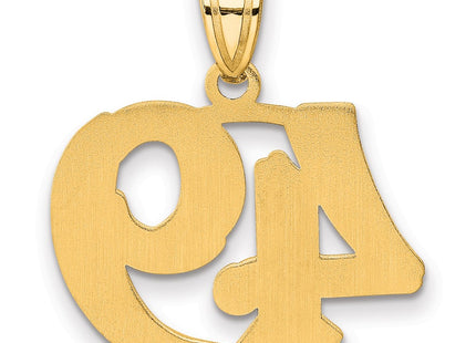14k Yellow Gold Pendants Style AEN49 - Classique Jewelry Inc.