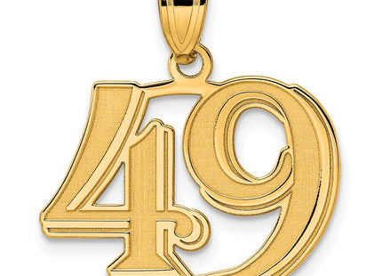 14k Yellow Gold Pendants Style AEN49 - Classique Jewelry Inc.