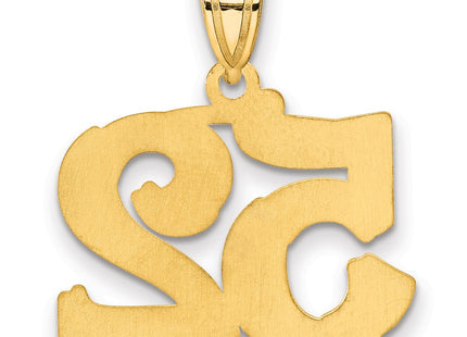14k Yellow Gold Pendants Style AEN52 - Classique Jewelry Inc.