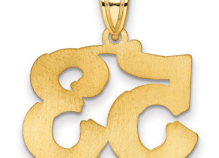 14k Yellow Gold Pendants Style AEN53 - Classique Jewelry Inc.