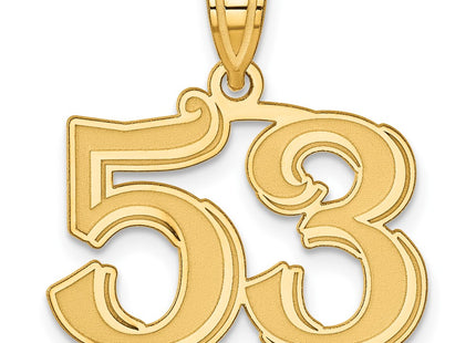 14k Yellow Gold Pendants Style AEN53 - Classique Jewelry Inc.