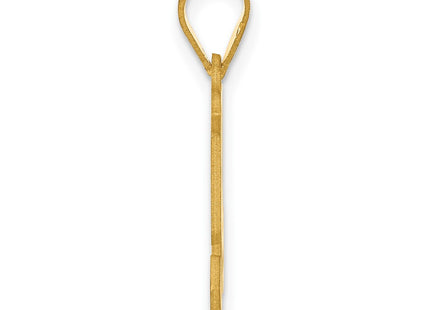 14k Yellow Gold Pendants Style AEN54 - Classique Jewelry Inc.