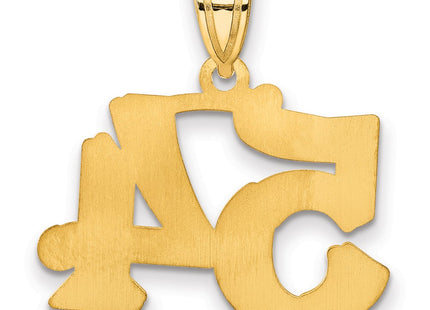 14k Yellow Gold Pendants Style AEN54 - Classique Jewelry Inc.