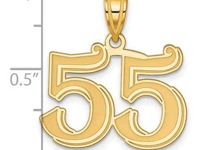 14k Yellow Gold Pendants Style AEN55 - Classique Jewelry Inc.