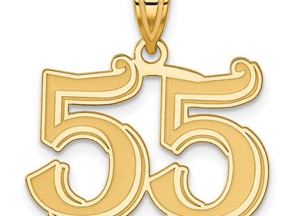 14k Yellow Gold Pendants Style AEN55 - Classique Jewelry Inc.