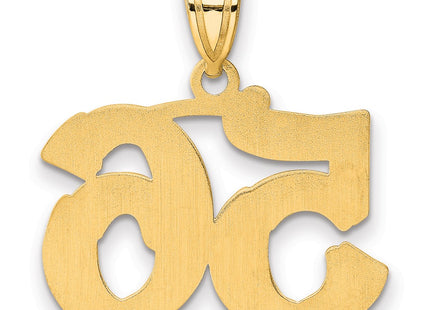 14k Yellow Gold Pendants Style AEN56 - Classique Jewelry Inc.
