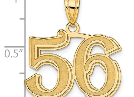 14k Yellow Gold Pendants Style AEN56 - Classique Jewelry Inc.