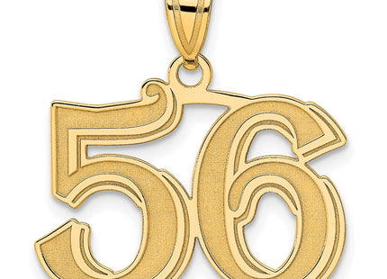 14k Yellow Gold Pendants Style AEN56 - Classique Jewelry Inc.