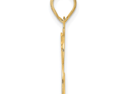 14k Yellow Gold Pendants Style AEN58 - Classique Jewelry Inc.