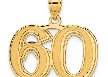 14k Yellow Gold Pendants Style AEN60 - Classique Jewelry Inc.