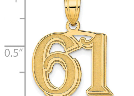 14k Yellow Gold Pendants Style AEN61 - Classique Jewelry Inc.