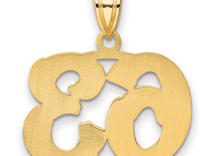 14k Yellow Gold Pendants Style AEN63 - Classique Jewelry Inc.