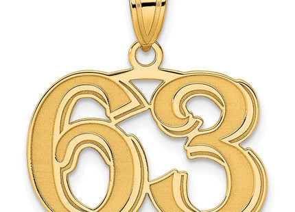 14k Yellow Gold Pendants Style AEN63 - Classique Jewelry Inc.
