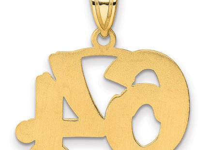 14k Yellow Gold Pendants Style AEN64 - Classique Jewelry Inc.