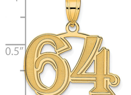 14k Yellow Gold Pendants Style AEN64 - Classique Jewelry Inc.