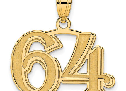 14k Yellow Gold Pendants Style AEN64 - Classique Jewelry Inc.