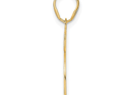 14k Yellow Gold Pendants Style AEN65 - Classique Jewelry Inc.