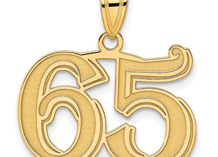 14k Yellow Gold Pendants Style AEN65 - Classique Jewelry Inc.