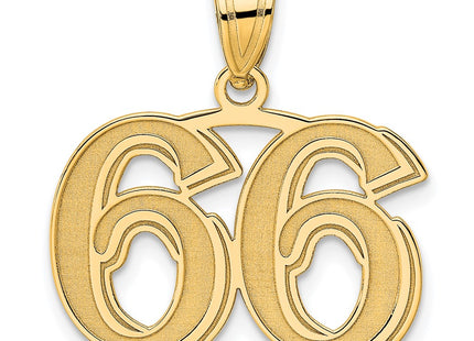 14k Yellow Gold Pendants Style AEN66 - Classique Jewelry Inc.