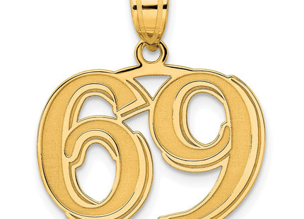 14k Yellow Gold Pendants Style AEN69 - Classique Jewelry Inc.