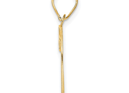 14k Yellow Gold Pendants Style AEN70 - Classique Jewelry Inc.