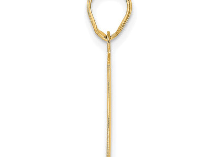 14k Yellow Gold Pendants Style AEN71 - Classique Jewelry Inc.