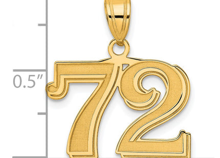 14k Yellow Gold Pendants Style AEN72 - Classique Jewelry Inc.