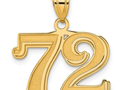 14k Yellow Gold Pendants Style AEN72 - Classique Jewelry Inc.