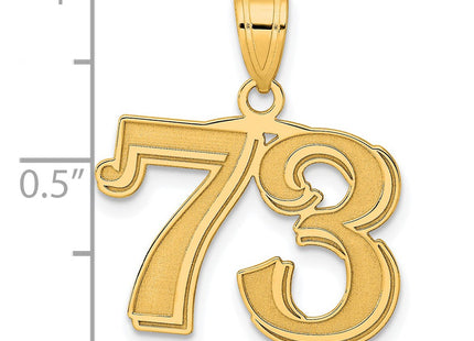 14k Yellow Gold Pendants Style AEN73 - Classique Jewelry Inc.