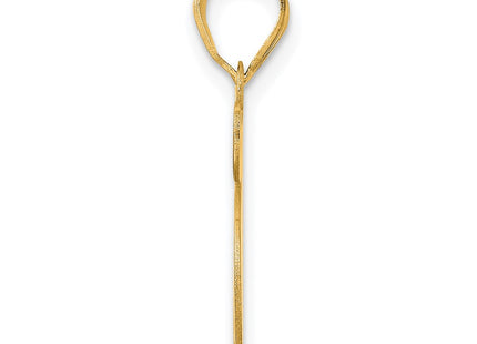 14k Yellow Gold Pendants Style AEN75 - Classique Jewelry Inc.