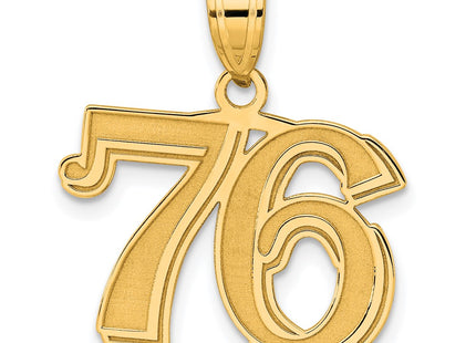 14k Yellow Gold Pendants Style AEN76 - Classique Jewelry Inc.