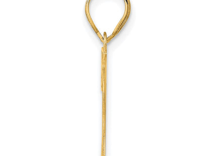 14k Yellow Gold Pendants Style AEN77 - Classique Jewelry Inc.