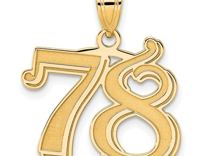 14k Yellow Gold Pendants Style AEN78 - Classique Jewelry Inc.