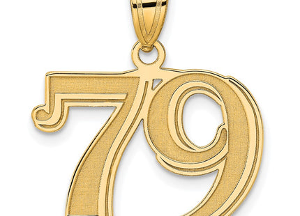 14k Yellow Gold Pendants Style AEN79 - Classique Jewelry Inc.