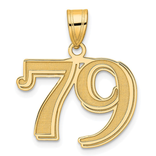 14k Yellow Gold Pendants Style AEN79 - Classique Jewelry Inc.