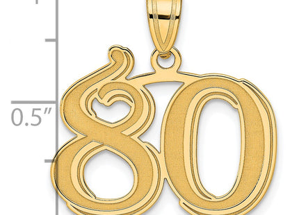 14k Yellow Gold Pendants Style AEN80 - Classique Jewelry Inc.