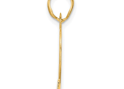 14k Yellow Gold Pendants Style AEN82 - Classique Jewelry Inc.