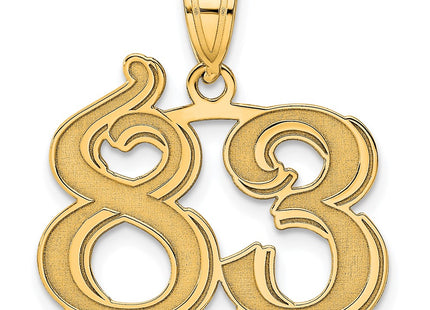 14k Yellow Gold Pendants Style AEN83 - Classique Jewelry Inc.
