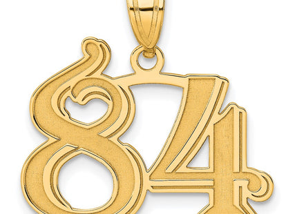 14k Yellow Gold Pendants Style AEN84 - Classique Jewelry Inc.