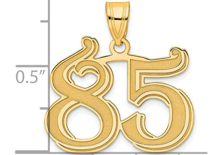 14k Yellow Gold Pendants Style AEN85 - Classique Jewelry Inc.