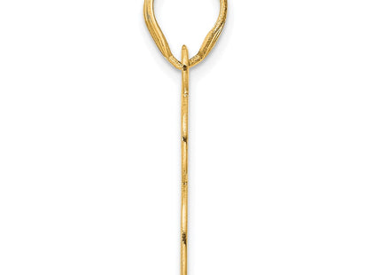 14k Yellow Gold Pendants Style AEN88 - Classique Jewelry Inc.